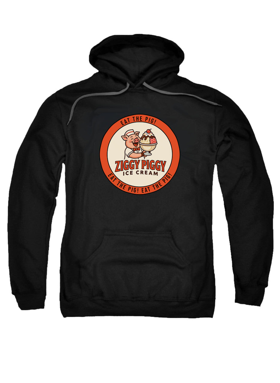 Black Ziggy Piggy Eat the Pig Hoodie