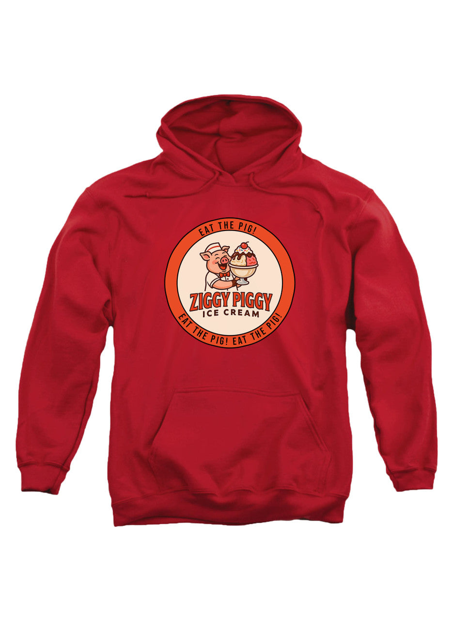 Red Ziggy Piggy Eat the Pig Hoodie