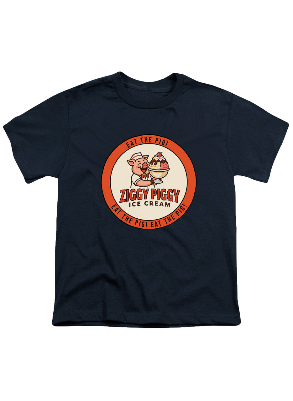 Navy Ziggy Piggy Eat the Pig Youth/Toddler T-Shirt
