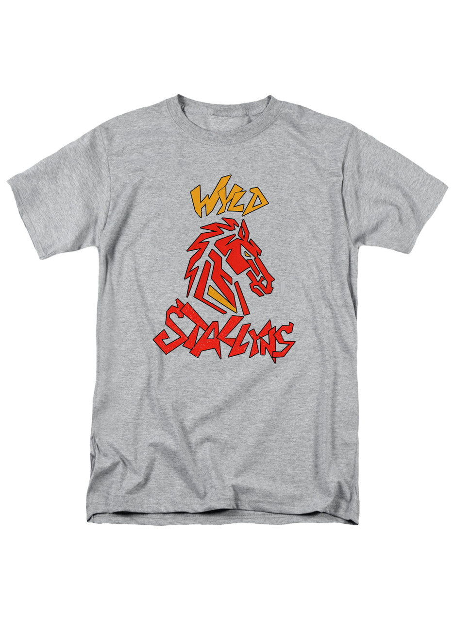 Gray Wyld Stallyns Horse Logo T-Shirt