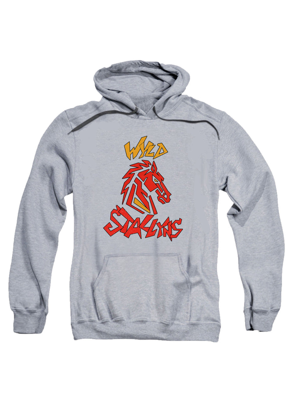 Gray Wyld Stallyns Horse Logo Hoodie