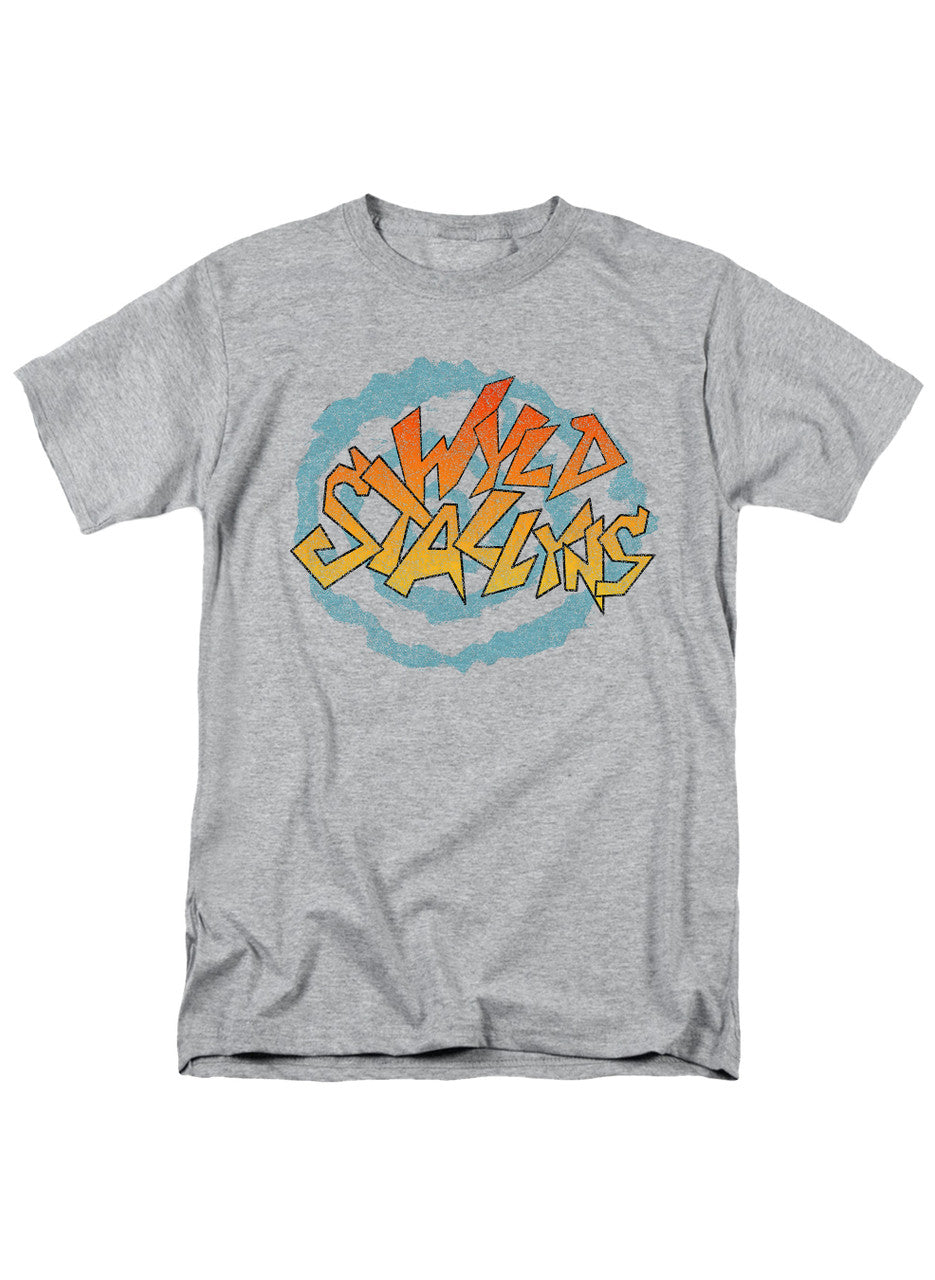 Gray Wyld Stallyns Distressed Logo T-Shirt