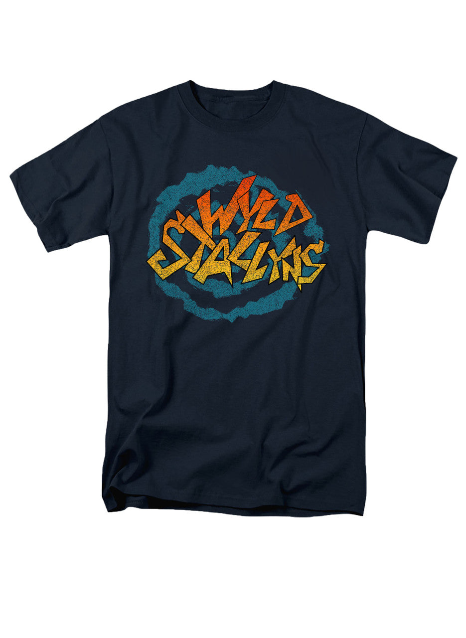 Navy Wyld Stallyns Distressed Logo T-Shirt