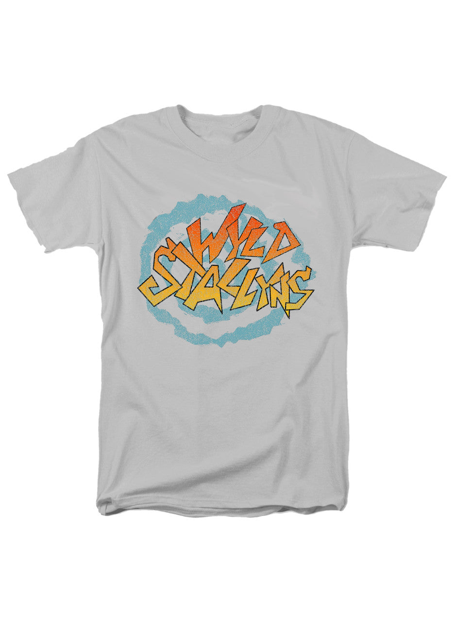 White Wyld Stallyns Distressed Logo T-Shirt