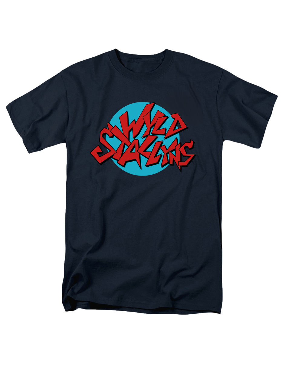 Navy Wyld Stallyns Logo T-Shirt