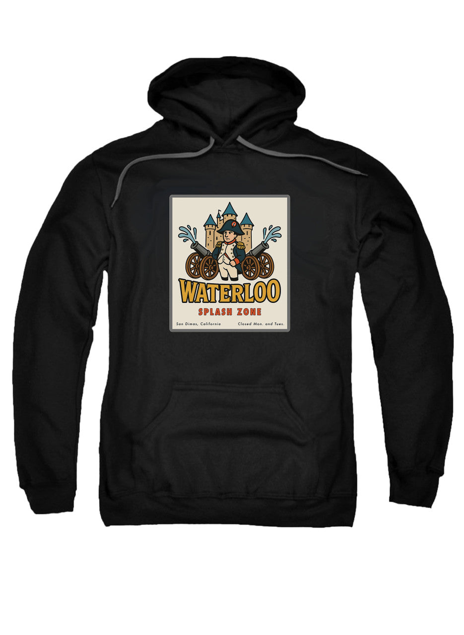 Black Waterloo Splash Zone Hoodie