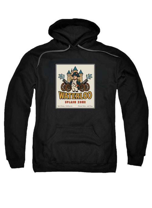 Black Waterloo Splash Zone Hoodie