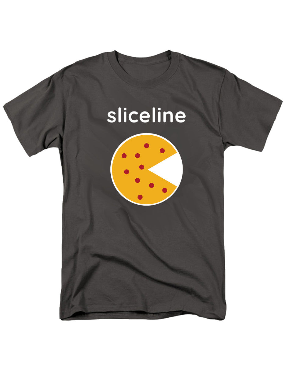 Charcoal Sliceline Logo T-Shirt