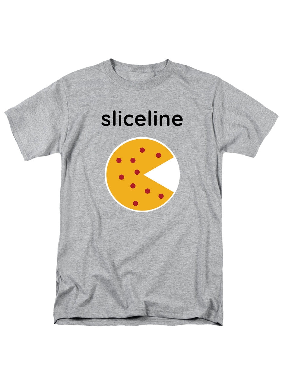 Gray Sliceline Logo T-Shirt
