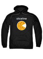 Black Sliceline Logo Hoodie