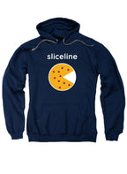 Navy Sliceline Logo Hoodie
