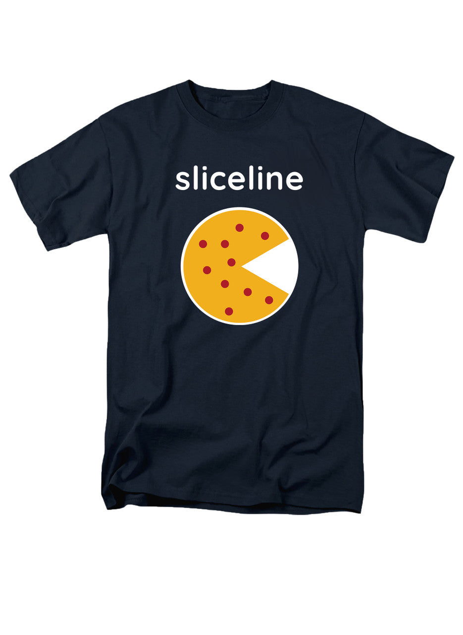 Navy Sliceline Logo T-Shirt