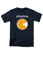 Navy Sliceline Logo T-Shirt