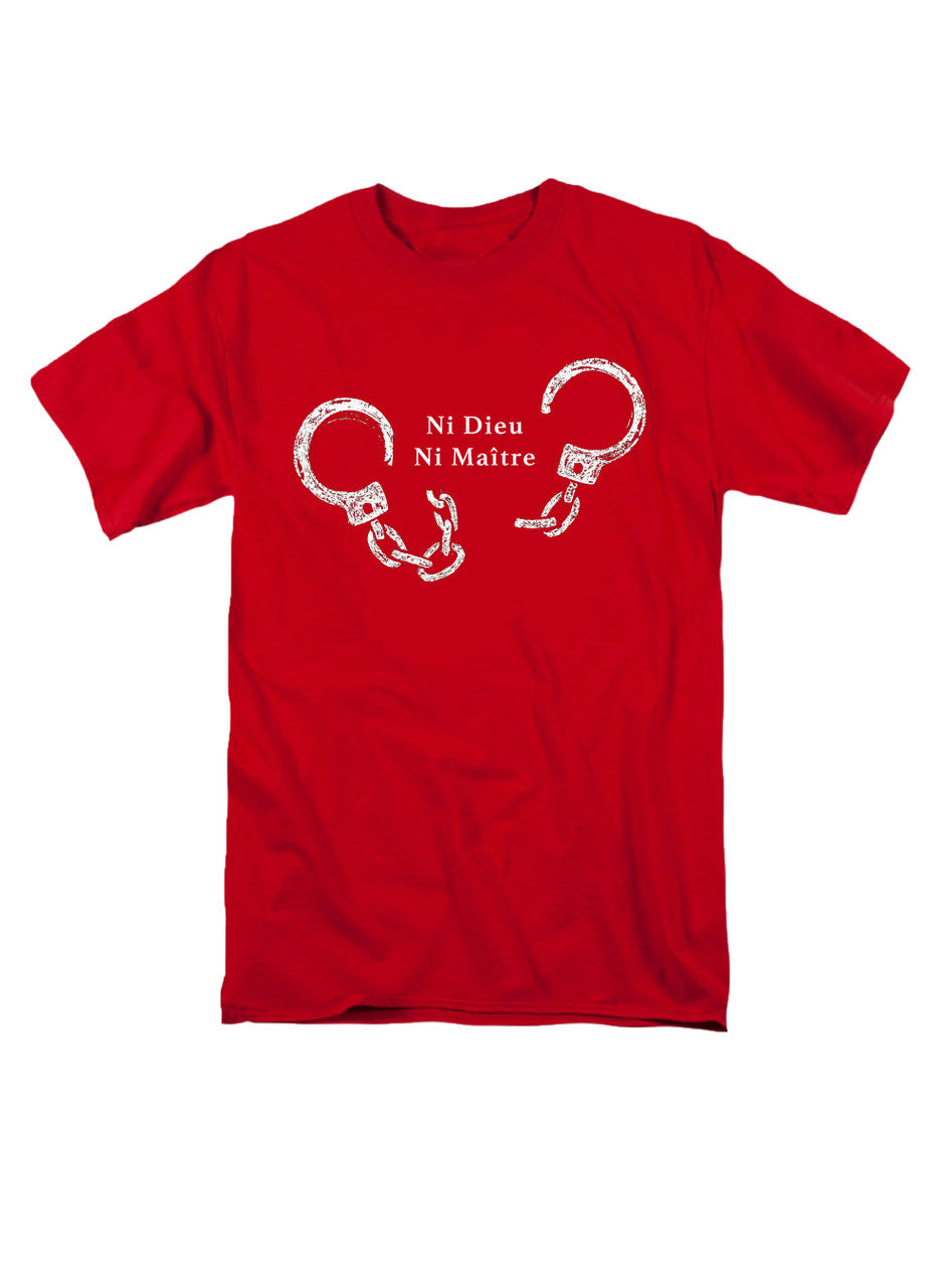 Red Ni Dieu Ni Maître (No Gods No Master) T-Shirt