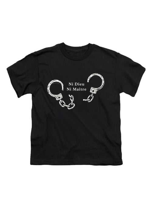 Black Ni Dieu Ni Maître (No Gods No Master) Youth/Toddler T-Shirt