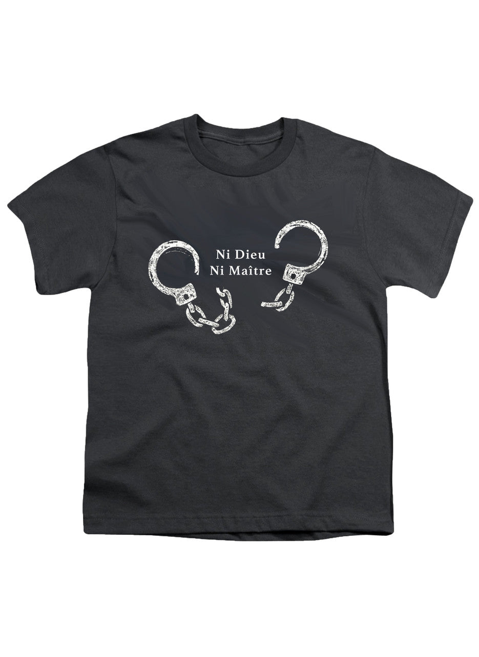 Charcoal Ni Dieu Ni Maître (No Gods No Master) Youth/Toddler T-Shirt