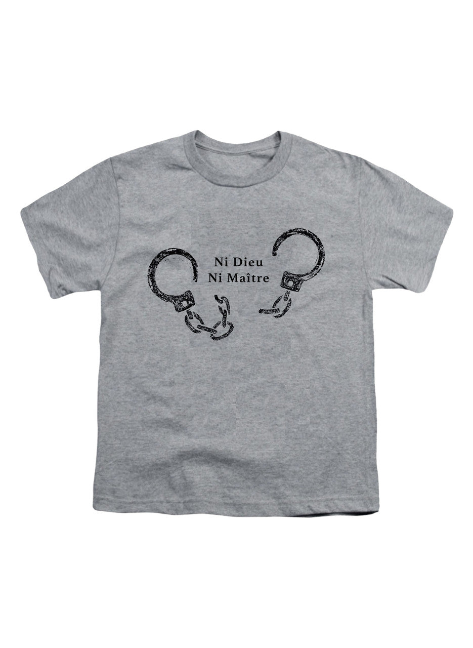 Gray Ni Dieu Ni Maître (No Gods No Master) Youth/Toddler T-Shirt