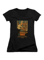 Black I am so close to finally finding the cure for human stupidity Juniors V-Neck T-Shirt