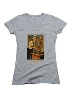 Gray I am so close to finally finding the cure for human stupidity Juniors V-Neck T-Shirt