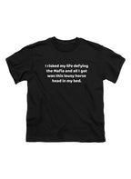 Black I risked my life defying the Mafia Youth/Toddler T-Shirt