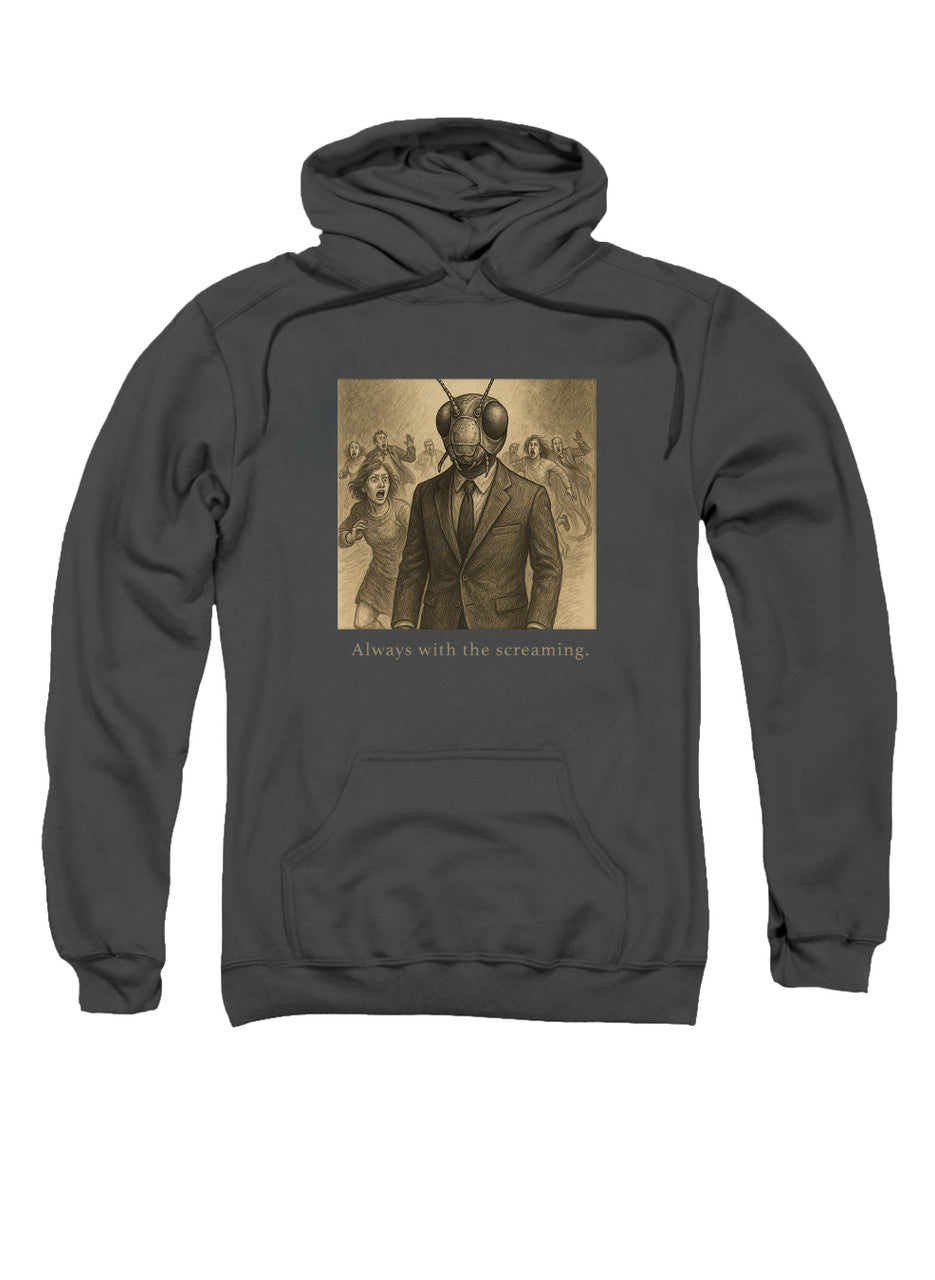 Charcoal Always with the screaming Hoodie