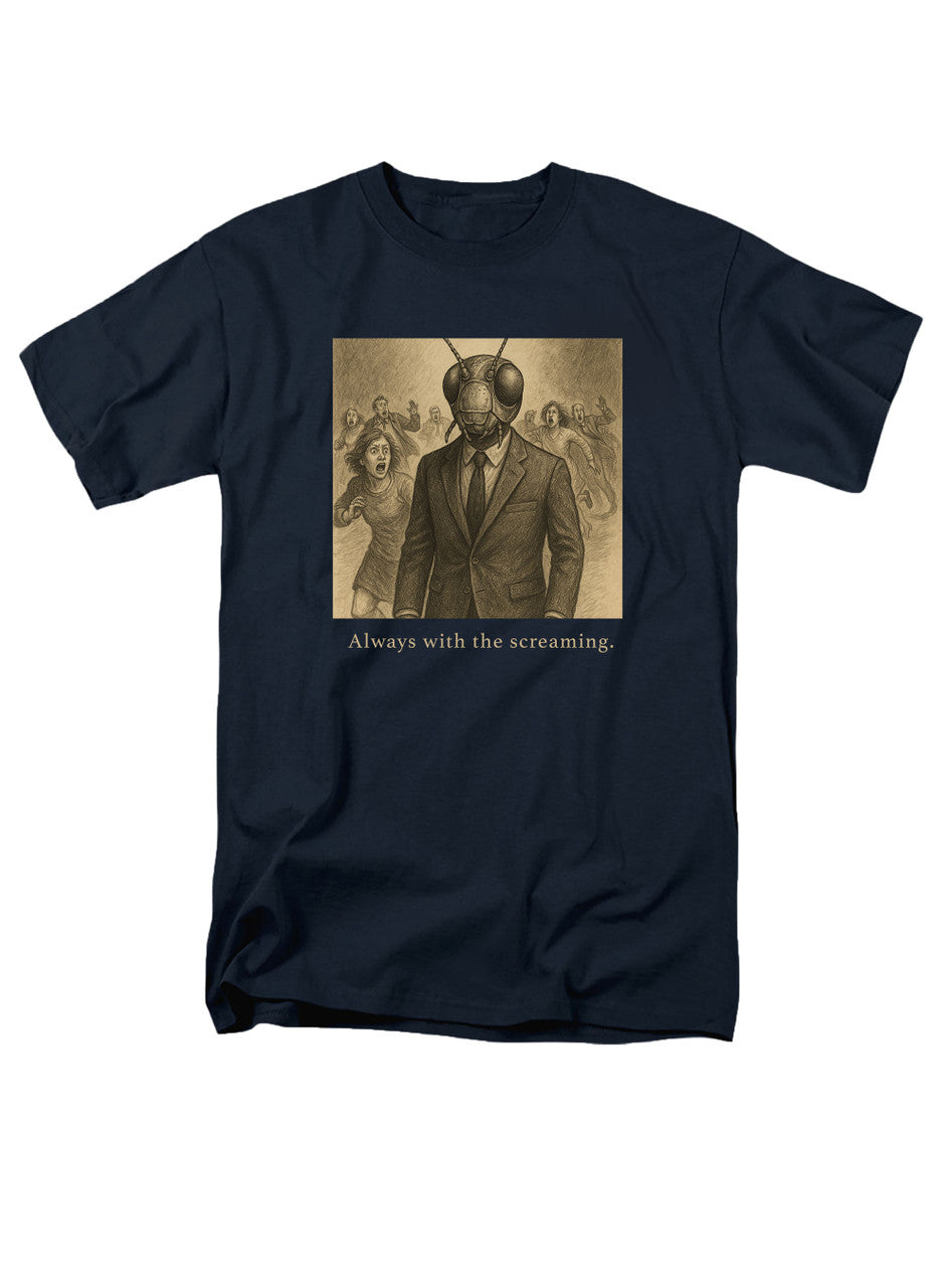 Navy Always with the screaming T-Shirt