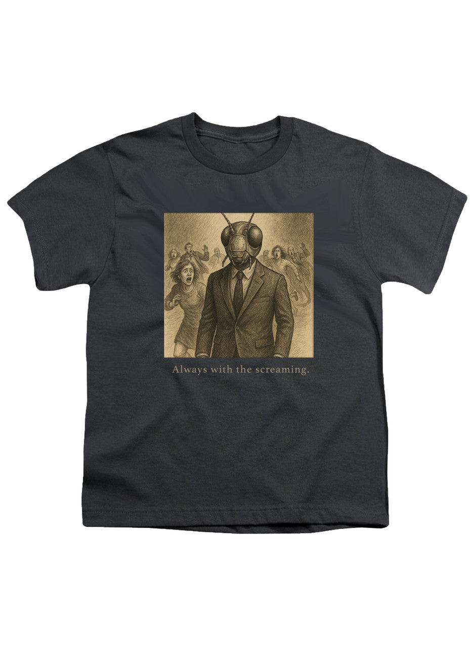 Charcoal Always with the screaming Youth/Toddler T-Shirt