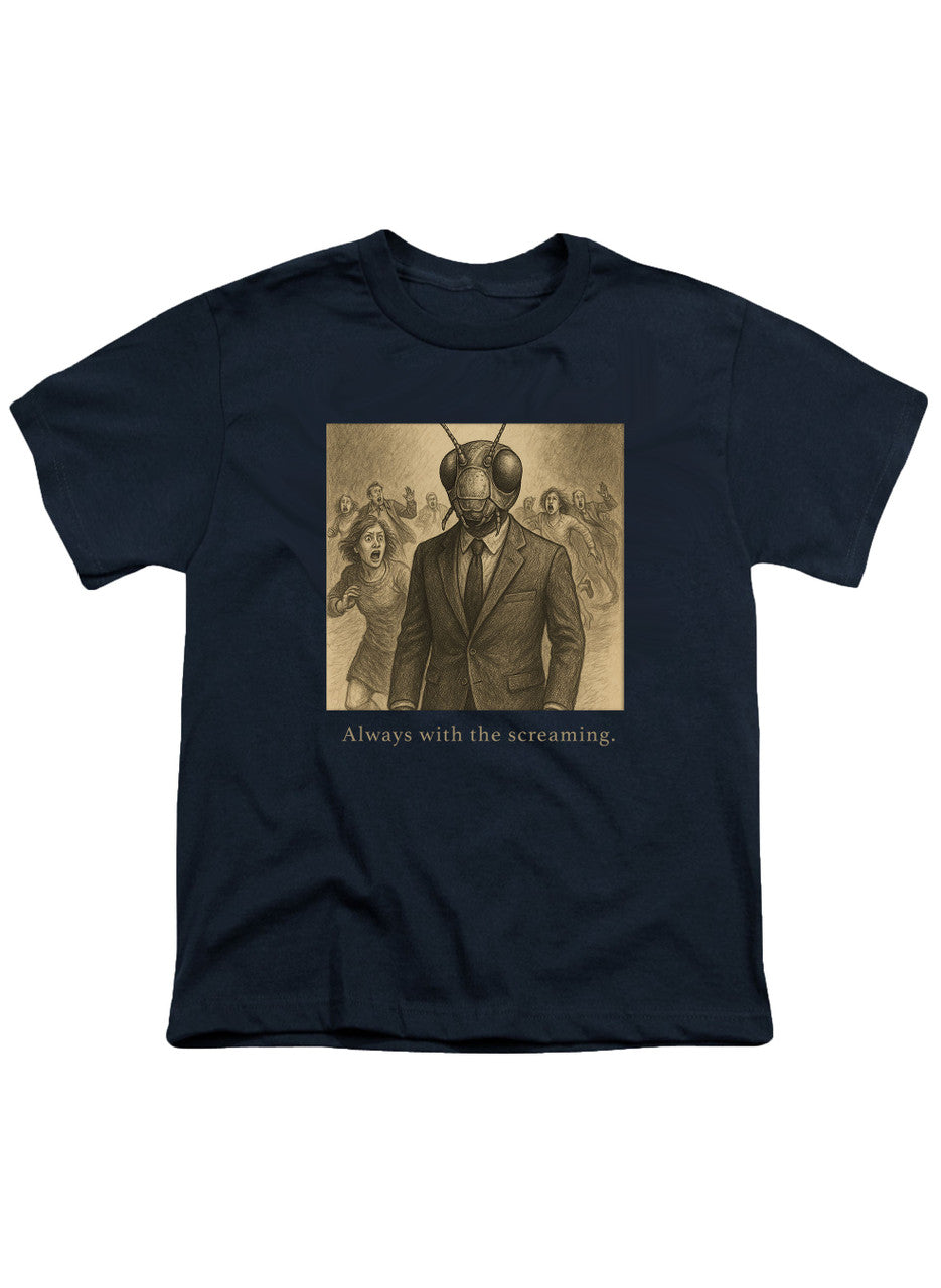 Navy Always with the screaming Youth/Toddler T-Shirt