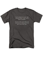 Charcoal An AI walked into a bar and ordered a beer, a shot, and a pack T-Shirt