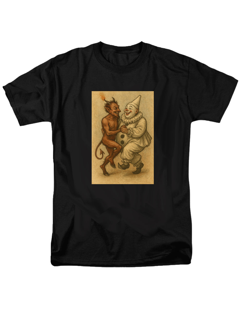 Black Dancing Devil Clown T-Shirt