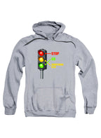 Gray Stop. Go. Something Else Hoodie