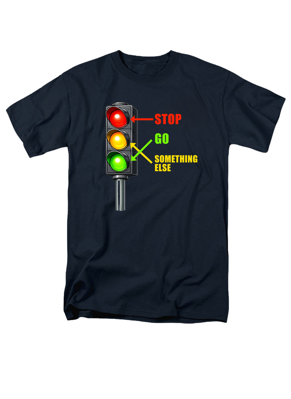 Navy Stop. Go. Something Else T-Shirt