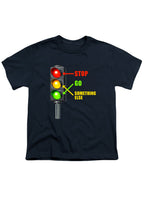 Navy Stop. Go. Something Else Youth/Toddler T-Shirt