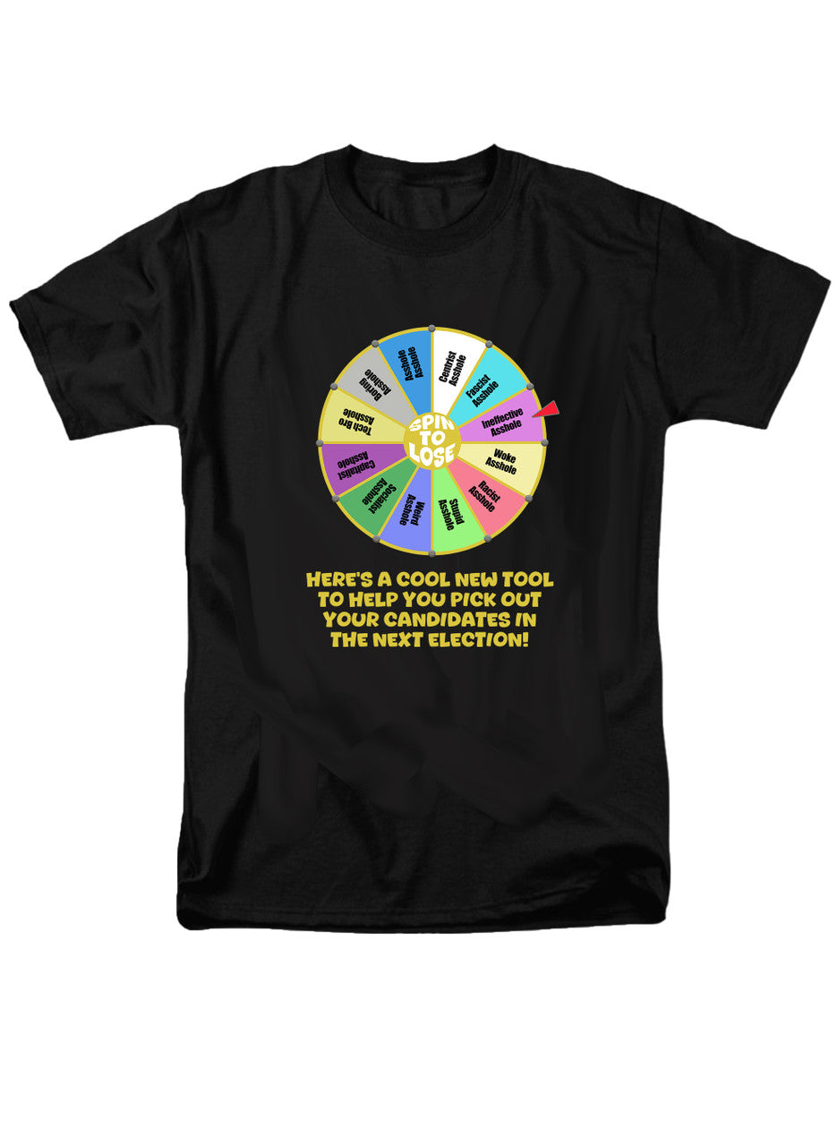 Black Election Spin to Lose T-Shirt