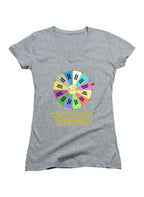 Gray Election Spin to Lose Juniors V-Neck T-Shirt