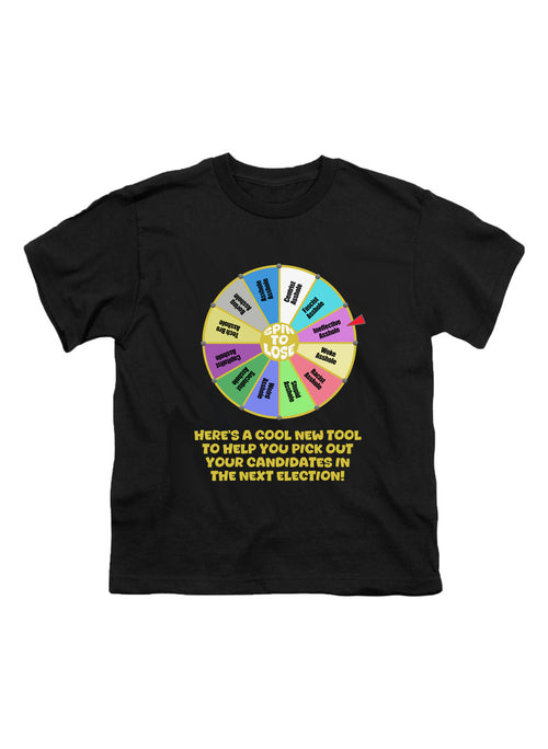 Black Election Spin to Lose Youth/Toddler T-Shirt