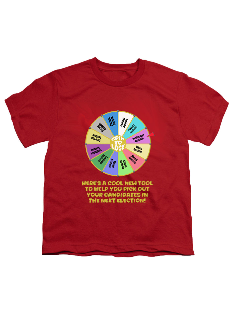Red Election Spin to Lose Youth/Toddler T-Shirt