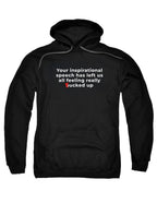 Black Your inspirational speech Hoodie