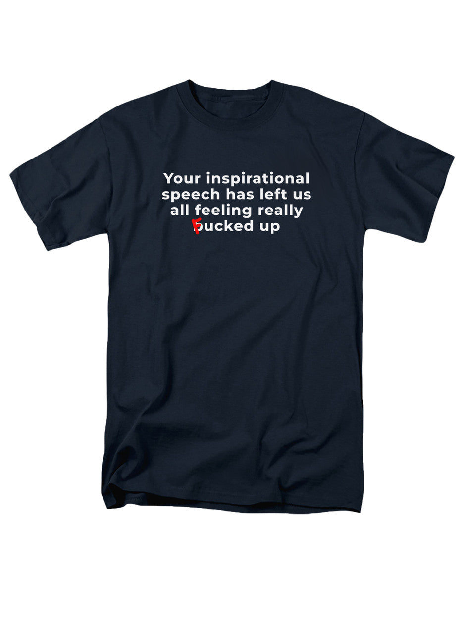 Navy Your inspirational speech T-Shirt