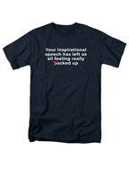 Navy Your inspirational speech T-Shirt