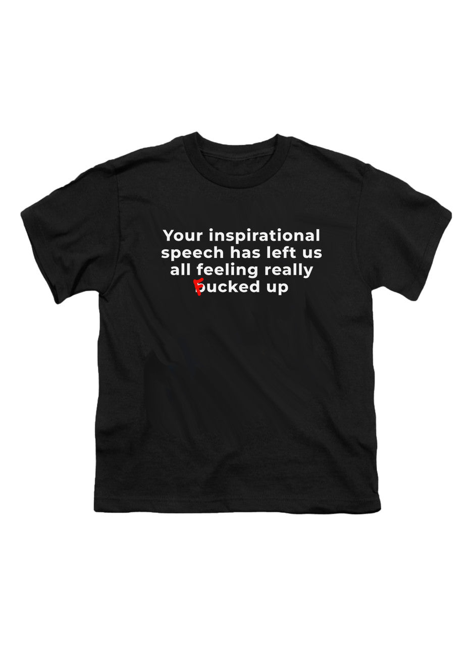 Black Your inspirational speech Youth/Toddler T-Shirt