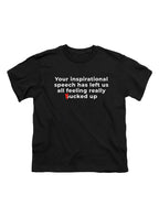 Black Your inspirational speech Youth/Toddler T-Shirt