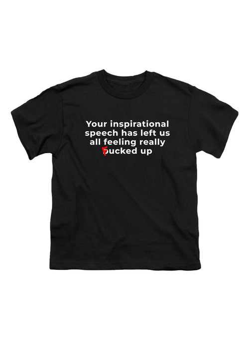 Black Your inspirational speech Youth/Toddler T-Shirt
