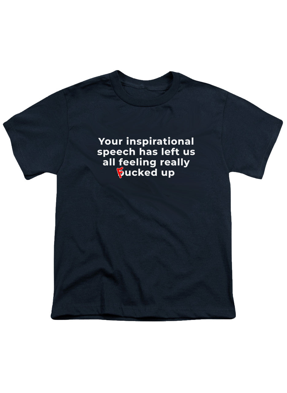 Navy Your inspirational speech Youth/Toddler T-Shirt