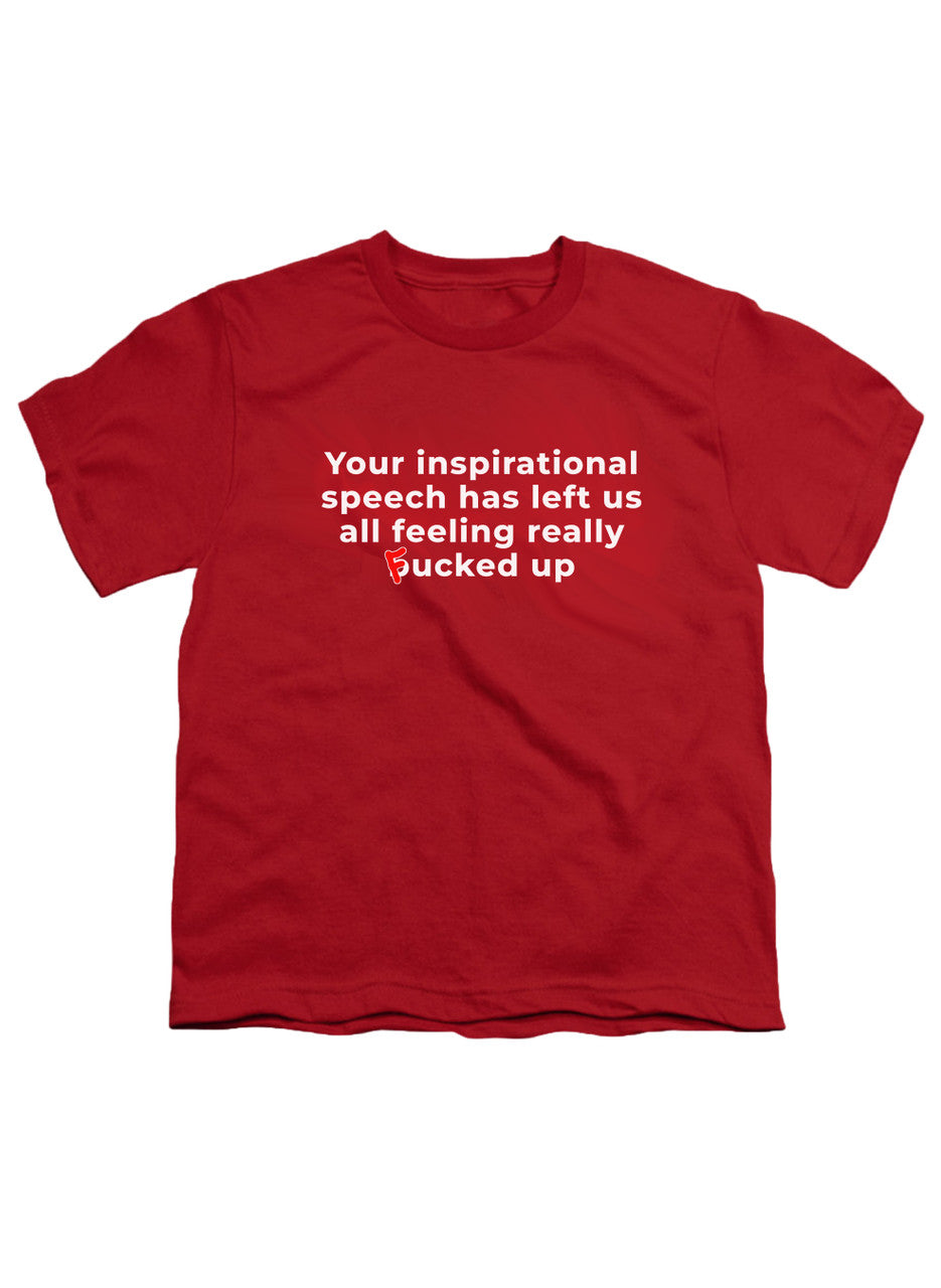 Red Your inspirational speech Youth/Toddler T-Shirt