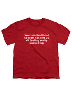 Red Your inspirational speech Youth/Toddler T-Shirt
