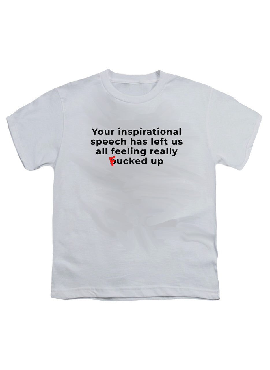 White Your inspirational speech Youth/Toddler T-Shirt