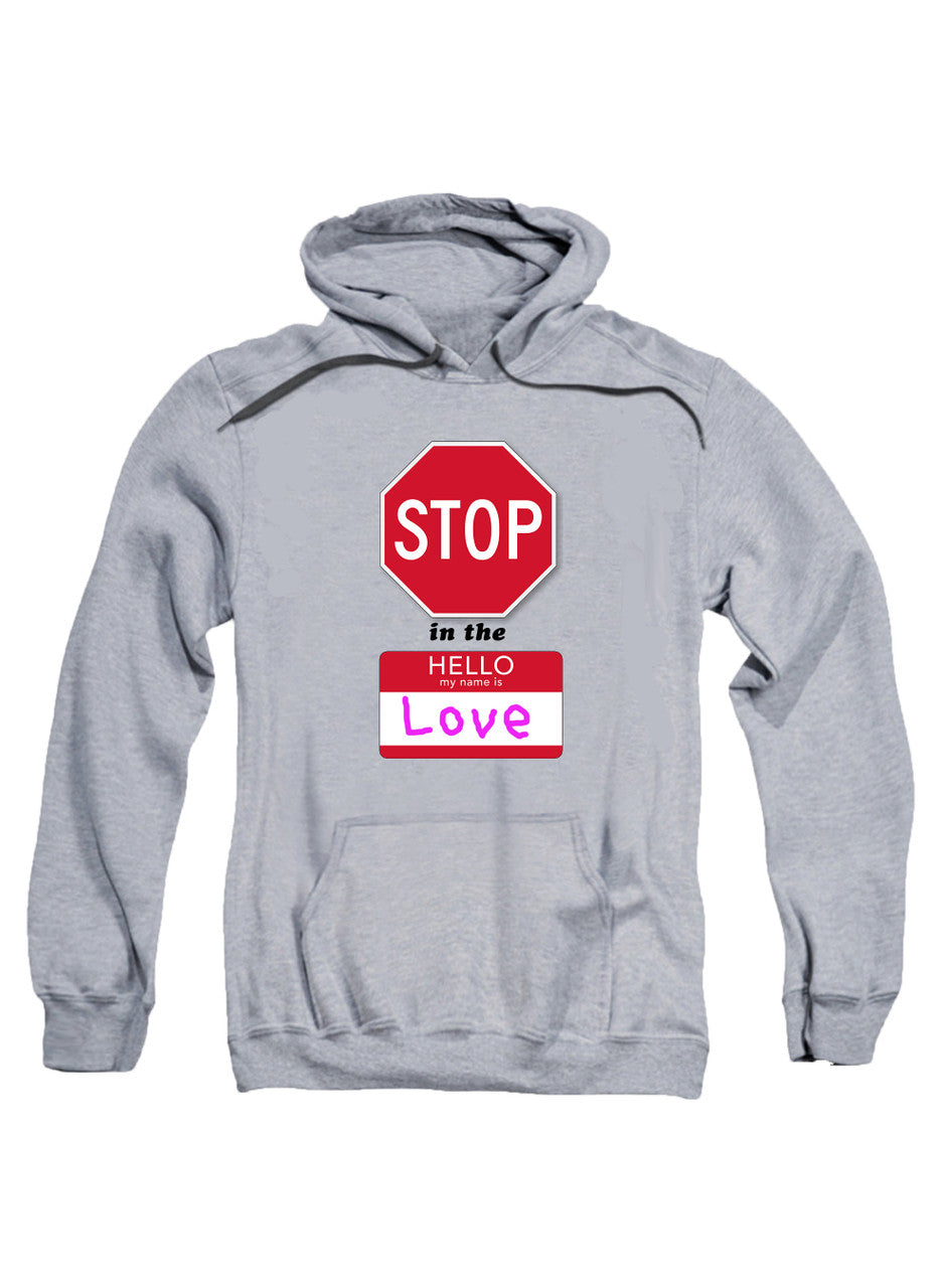 Gray Stop in the Name of Love Hoodie