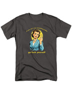 Charcoal If you can't say something polite T-Shirt
