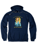 Navy If you can't say something polite Hoodie